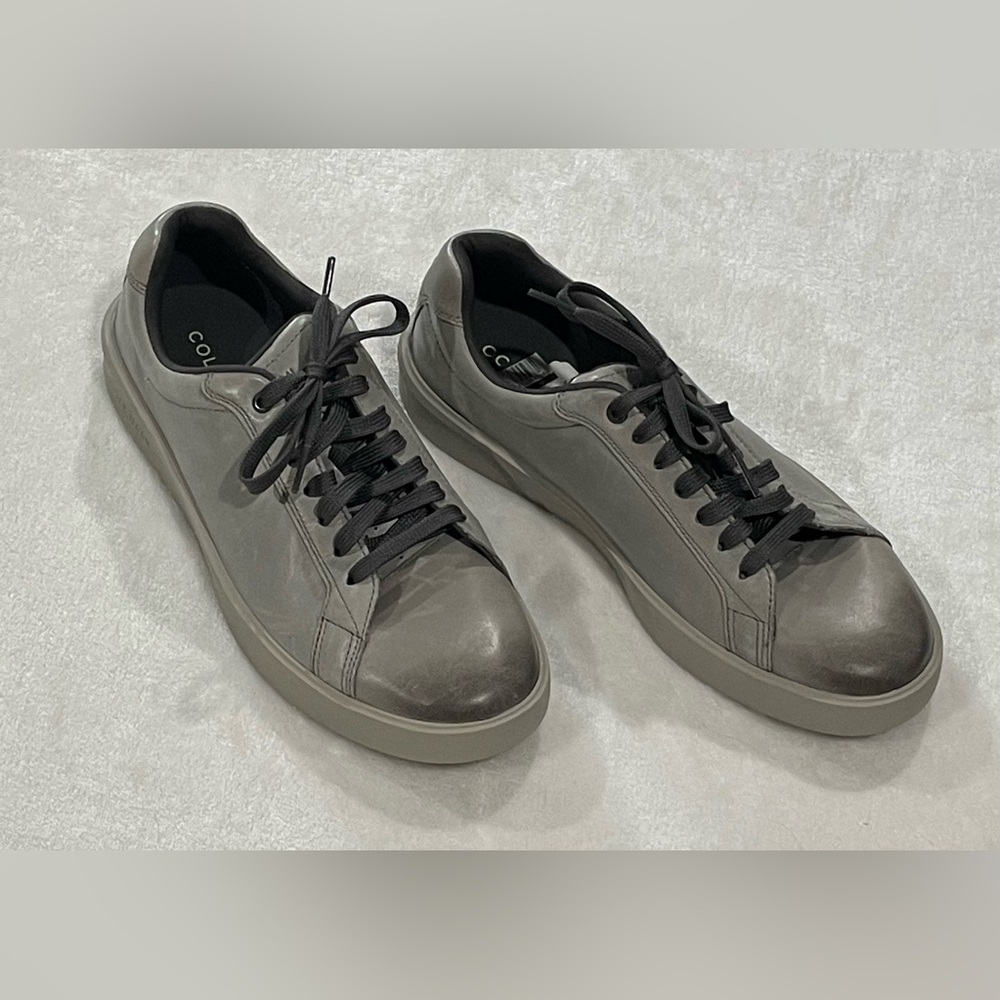 Cole Haan Grand Crosscourt Daily Gray Leather Sneakers Sz 7.5 Men’s BNWOB - Picture 9 of 12